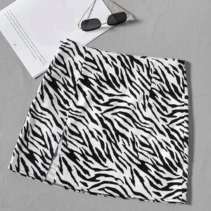 NEW Zebra print skirt